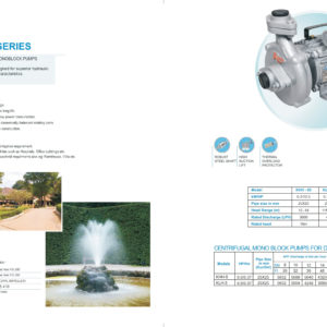 ECONOMIC SERIES CENTRIFUGAL  MONOBLOCK PUMPS